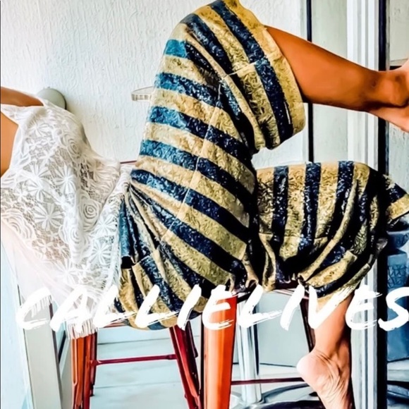 Scotch & Soda sequin Palazzo pant - Picture 2 of 8